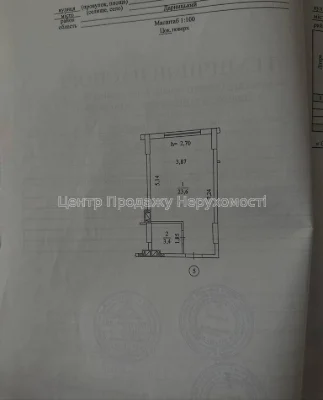 Продаж 1-кімн. кв, 27 м², цоколь/11 эт, ЖК Метро Парк, Київ