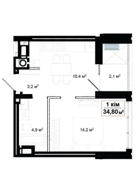 New premium residential complex on Шевchenko Street | 34.8 m² in the center of Ivano-Frankivsk
