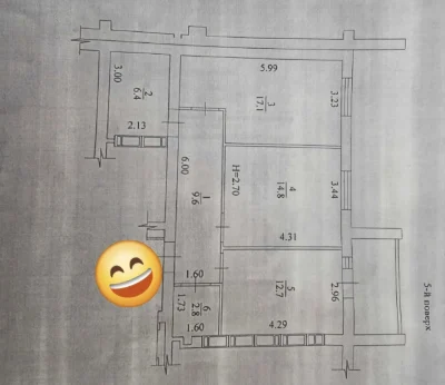 Продаж 2-кімнатної, 67 м², ЖК "Побіда-2", Алексеївка, проспект "Побіди"
