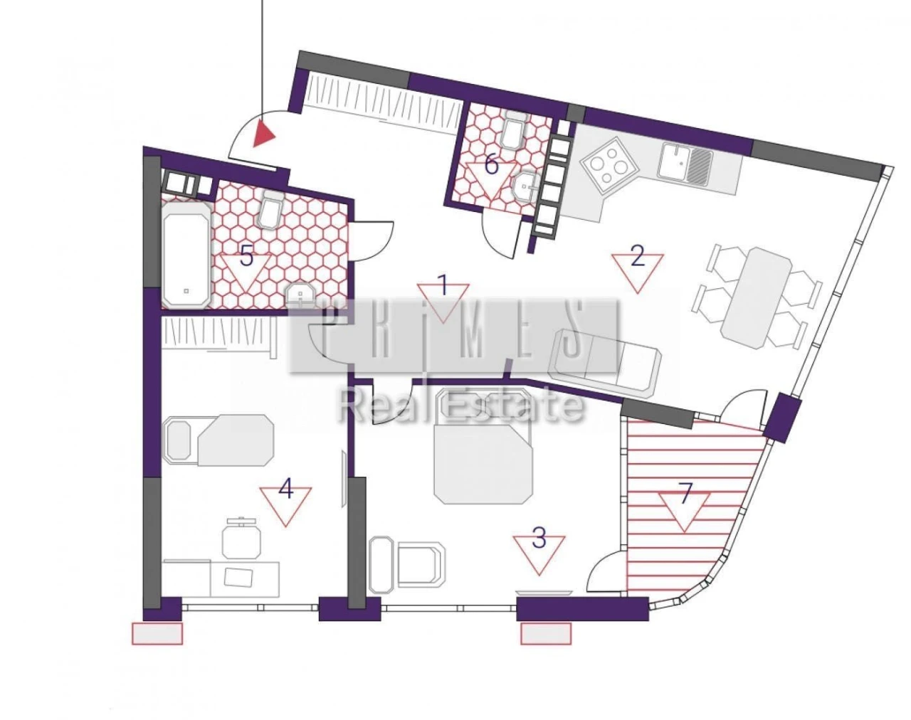 Sale of the GREAT residential complex, 5th floor, 79 sq. m, Dnipro Embankment, Building No. 8