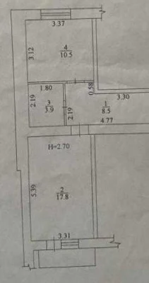 Харків. Продам 1 кімнатну квартиру.