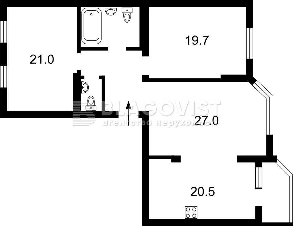 Apartment for sale, 3-room, 110 sq. m. Bright, Spacious, Quiet Area,