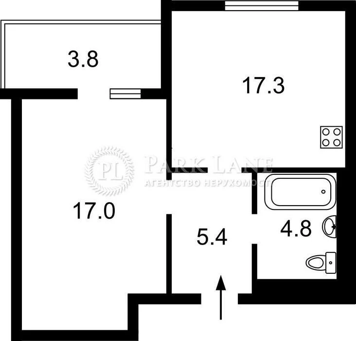 Sale of 1-room apartment in the TEREMKI residential complex in Zabolotnoye Feofaniya Kryshtalev
