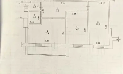 Продається квартира 90 м² в ЖК "Дом на Сумській" в центрі