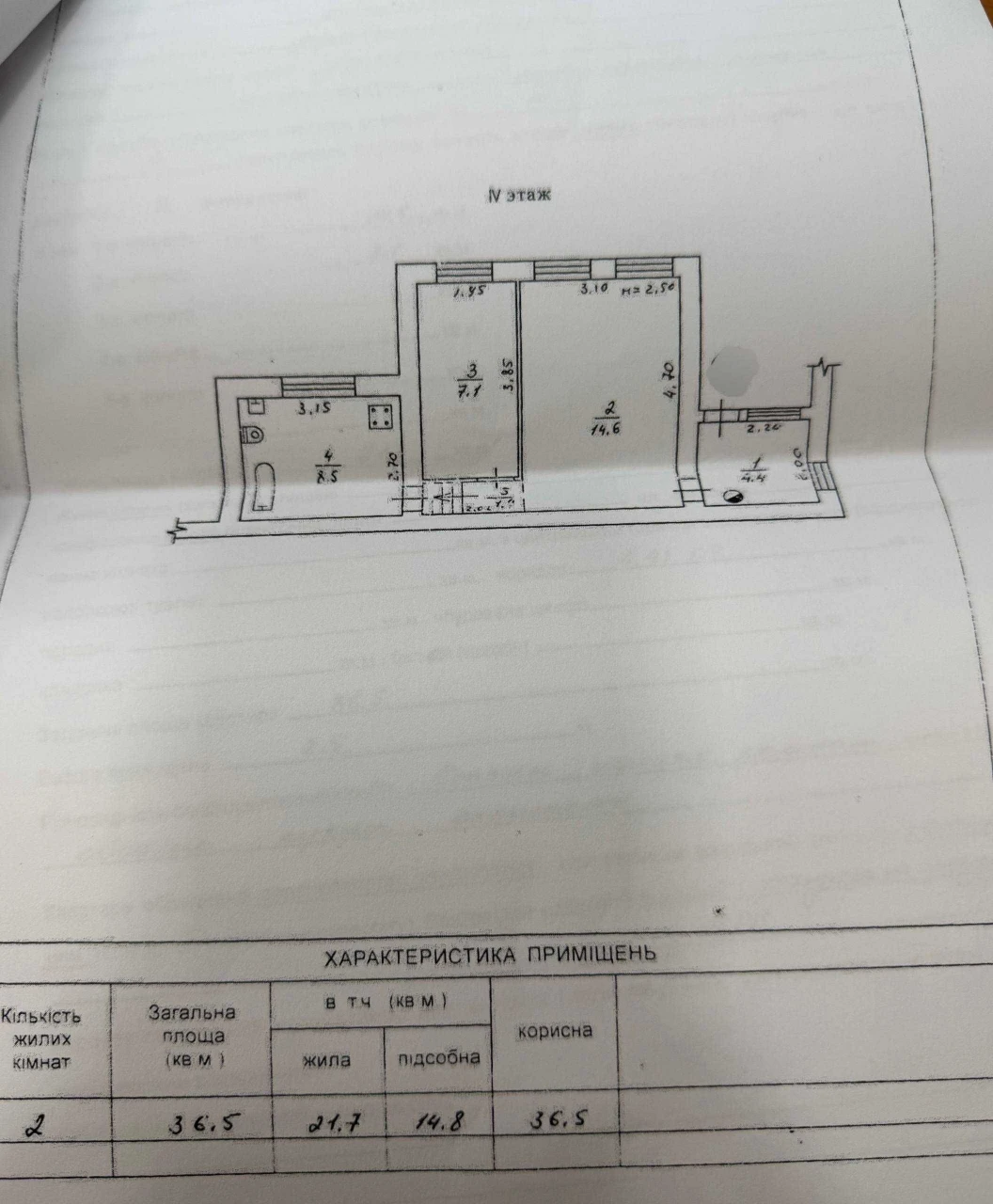 Продаж 2-кімнальної квартири в самому центрі Одеси. Успенська