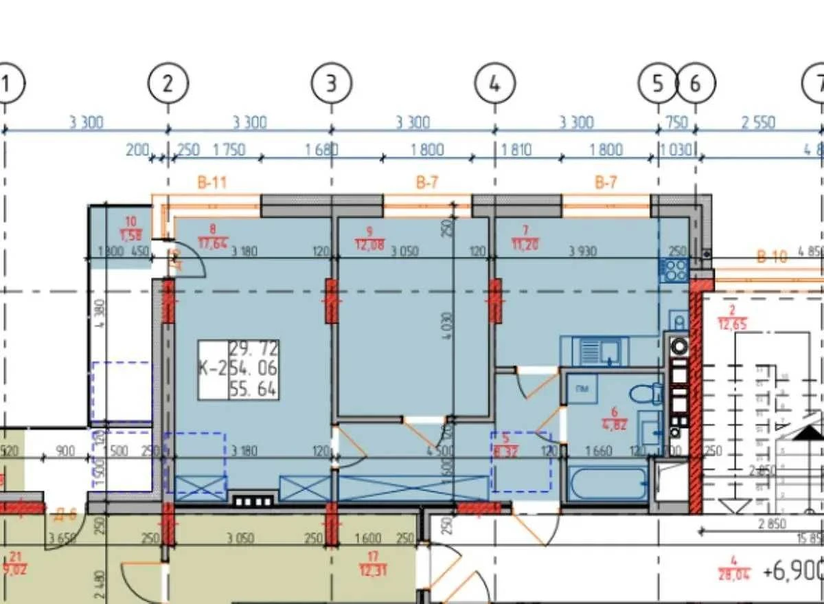 2-bedroom apartment in "Shelest" club-type residential complex