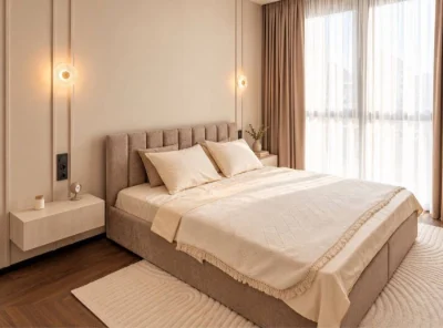 Современная дизайнерская квартира 40 м² в ЖК Grand Hills