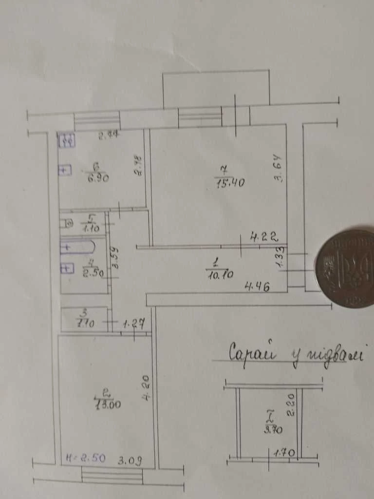 Продаж 2-кімнатної квартири 1 этаж, 5 этаж Цегла Чешка Центр №11238