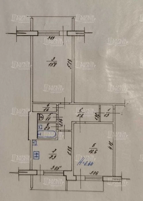 Ol. S1 2-room apartment for sale Saltivka, Valentyniv St.