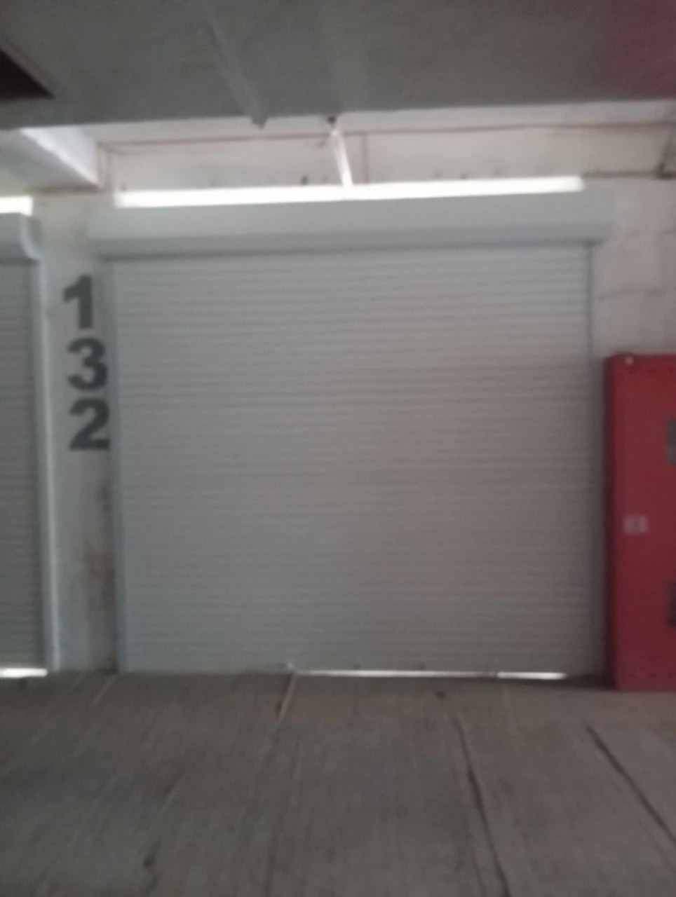 Brick garage in a cooperative