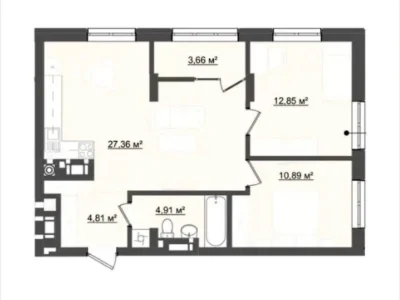 Apartment for Sale - Podzamche