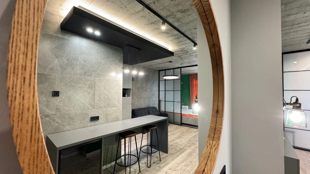 Shevchenko Avenue, Olympic Residence. Stylish studio with a panoramic view.