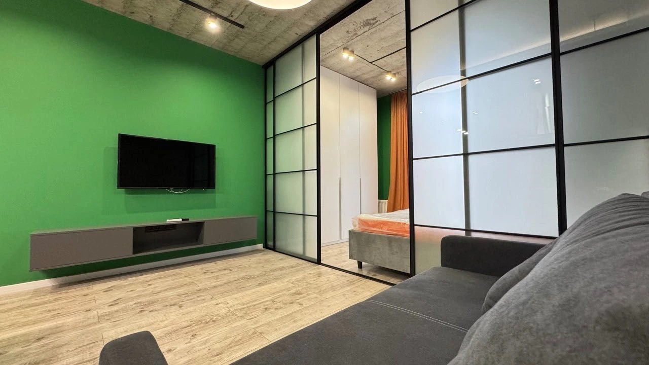 Shevchenko Avenue, Olympic Residence. Stylish studio with a panoramic view.