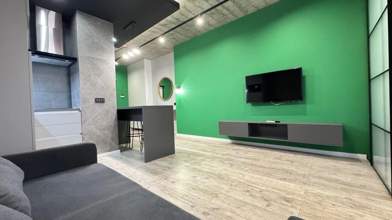Shevchenko Avenue, Olympic Residence. Stylish studio with a panoramic view.