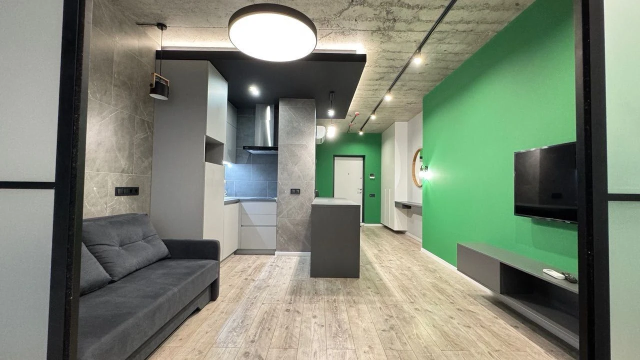 Shevchenko Avenue, Olympic Residence. Stylish studio with a panoramic view.
