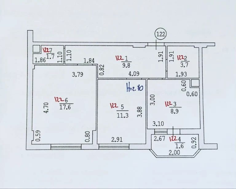 2-bedroom apartment