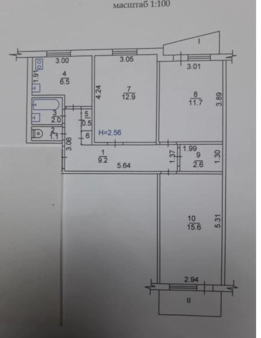 Продам 3 ком кв Салтовка, 608 м-н, ул Академика Павлова