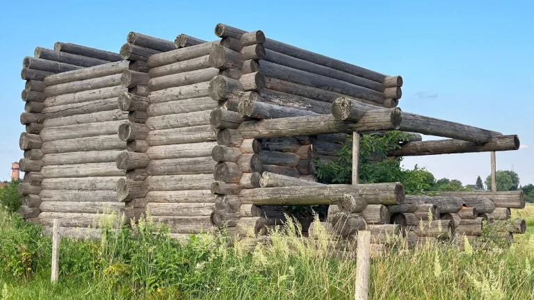 Продам будинок з дикого зрубу під розбір