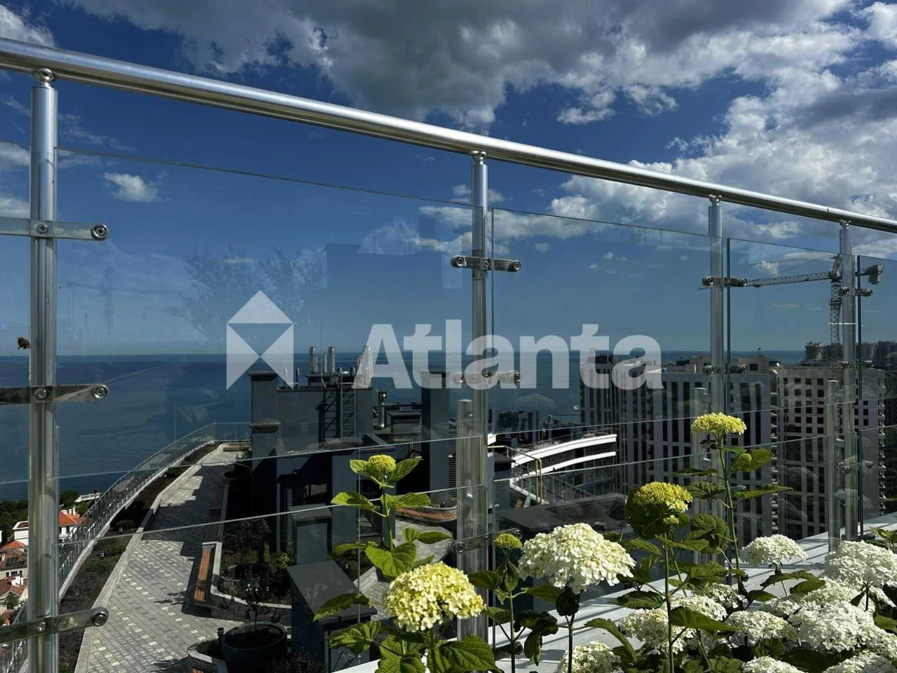 Apartment in Arcadia, "Atmosphere" Residential Complex, with a courtyard view and terrace