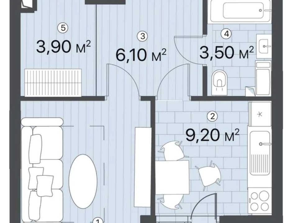 Apartment. Kyiv, Revutskoho St.
