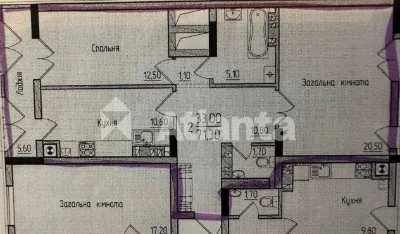 Sale 2 km from "Komfort Hall" Residence, Ruska Street