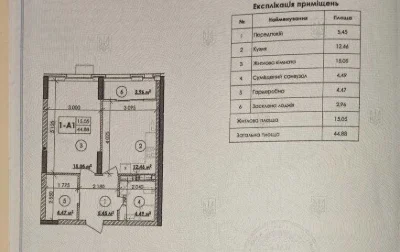 Продається 1-кімнатна квартира в ЖК Star City, вулиця Каунаська, 27!