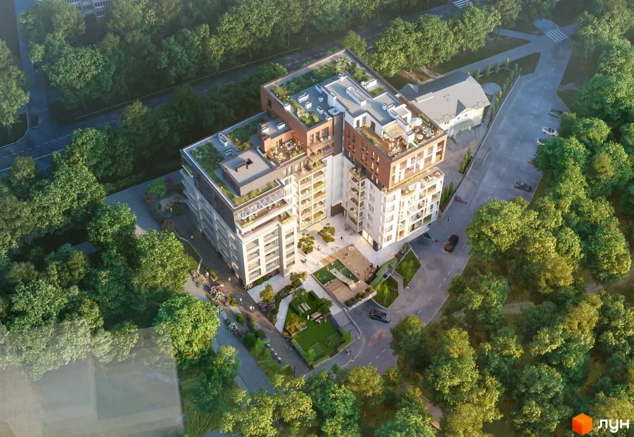 Продаж 1-кімнатного квартири з балконом, вид на парк, ЖК «Венглінський»