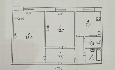 For sale, 2-room apartment, Kyiv, Шевchenkivskyi district, Zagorivska st, 3