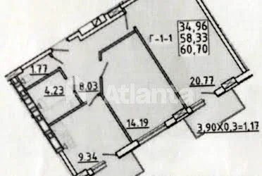 2-комн кв-ра в ЖК Континент/Таирова