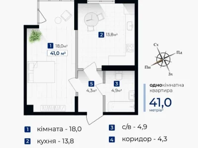 Квартира. Ивано-Франковск, улица Гната Хоткевича