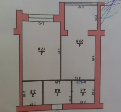 Raush Zarechanska 52 m2 Top Offer! 27008 R022
