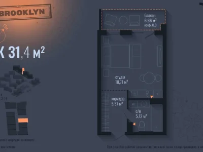 Apartment. Ivano-Frankivsk, Simon Petlury str.