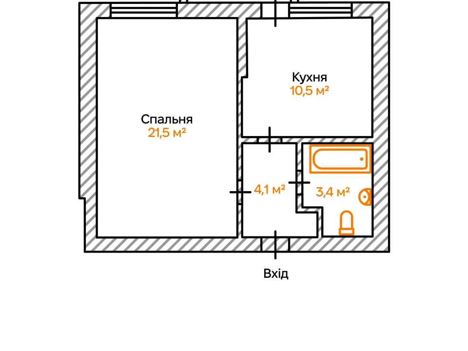 Apartment. Feodosiy Street, Kyiv