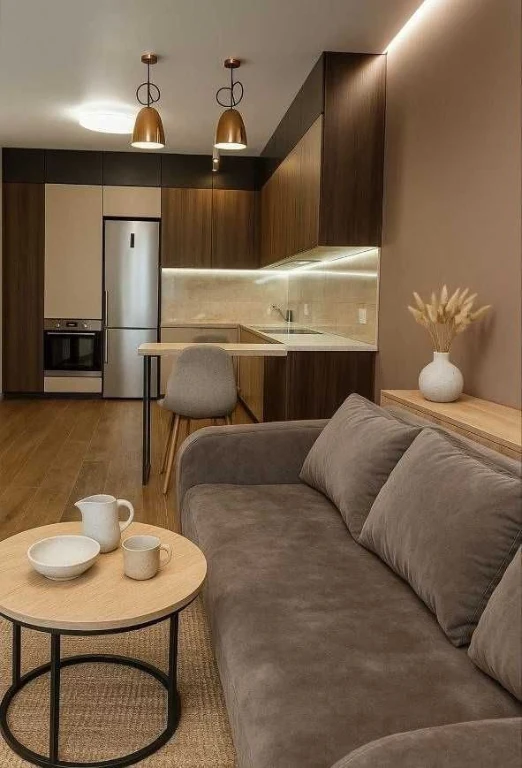 Rent 1-bedroom apartment renovated in the center of Kyiv in the Victory residential complex