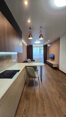 Rent 1-bedroom apartment renovated in the center of Kyiv in the Victory residential complex