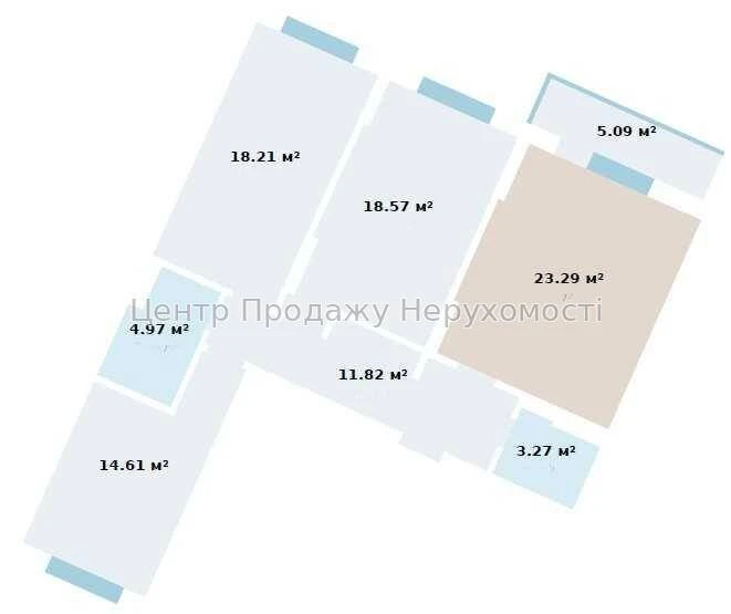 Продається 3-кімн. квартира 99 м² в ЖК «OK'LAND», Київ