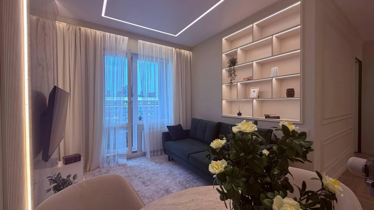Продам 2 кім квартири з ремонтом ЖК Атмосфера та видом на мо