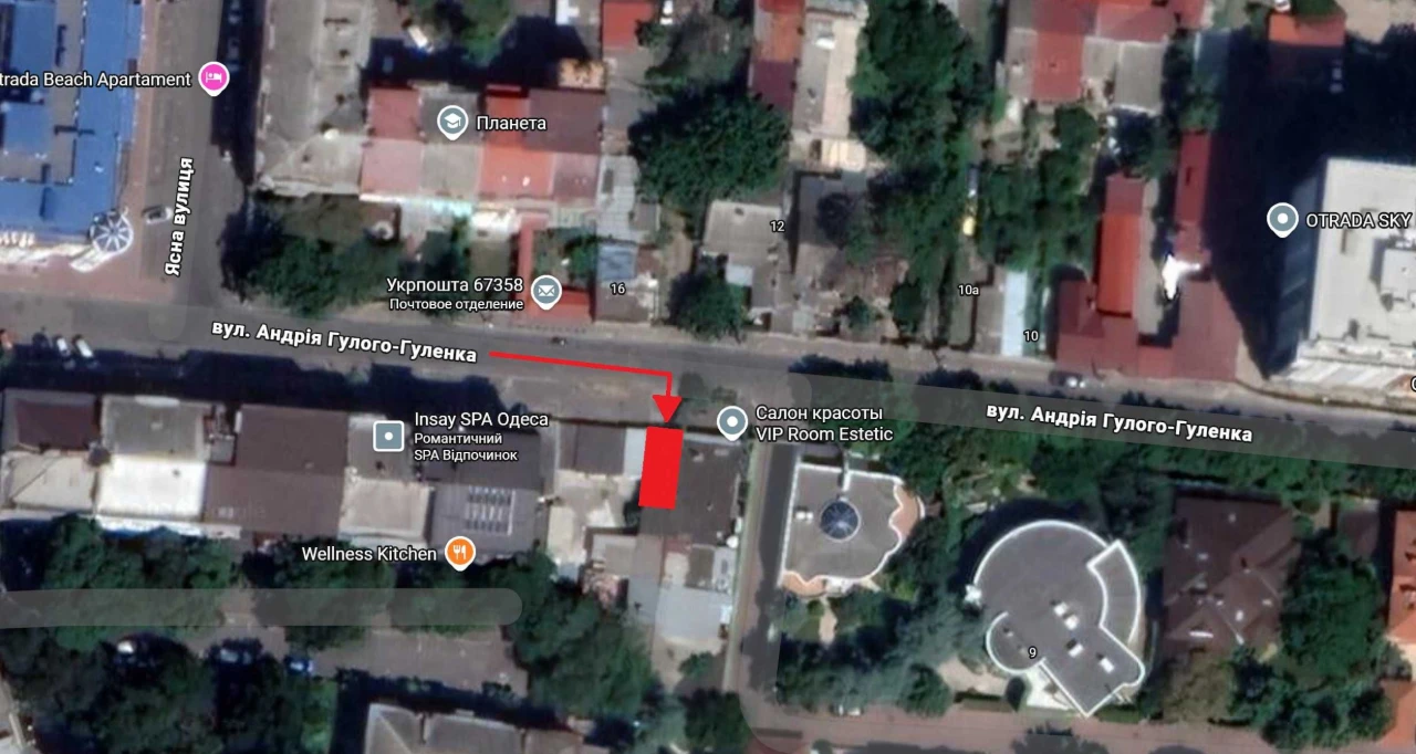 Каменный гараж 26,4 м² в центре Одессы, Французский бульвар