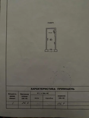 Каменный гараж 26,4 м² в центре Одессы, Французский бульвар