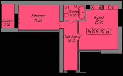 Продаж 2к квартири в ЖК Скандинавія 2 черга