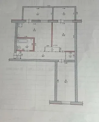 Продам 3-комн квартиру в районе Строителей(Юбилейный) ул.