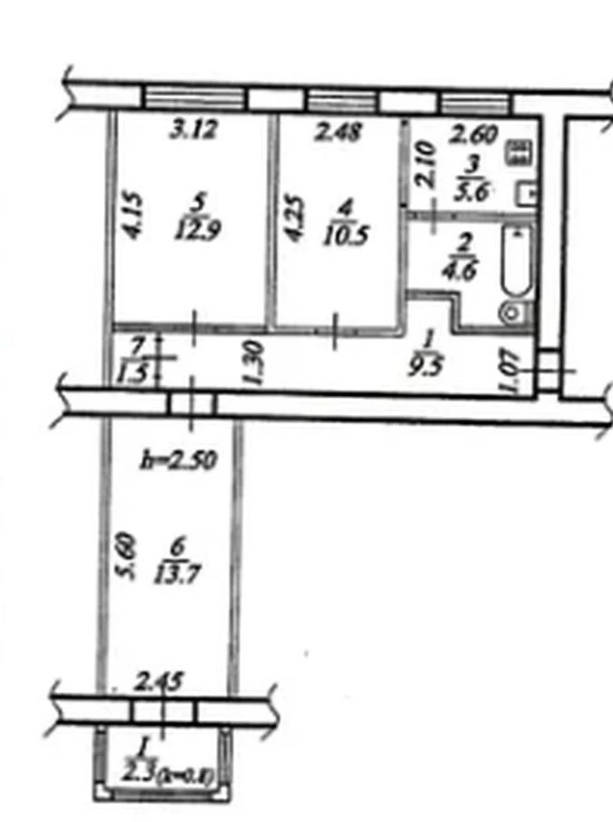 Продам 3-комн квартиру в районе Ковалевской Софьи ул.