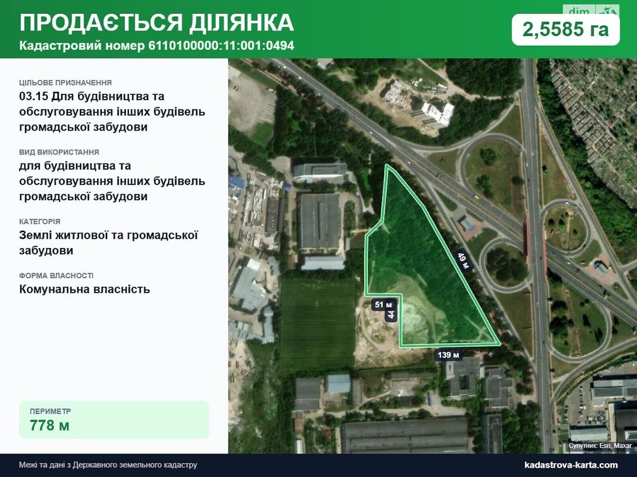 Продаж Земля комерційного призначення Оболоня