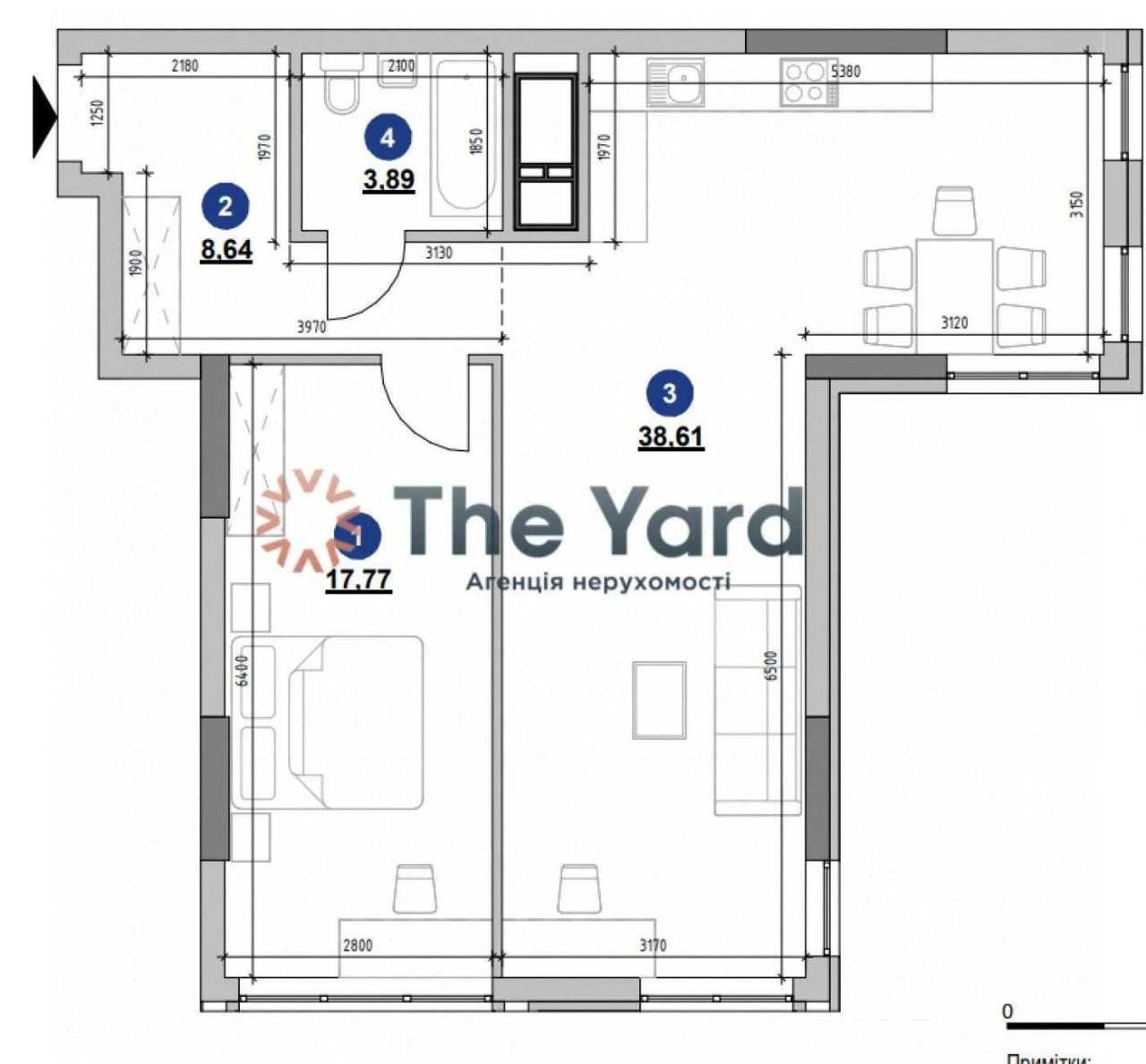 ЖК Nordica Residence 68.9 м2