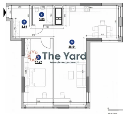 ЖК Nordica Residence 68.9 м2
