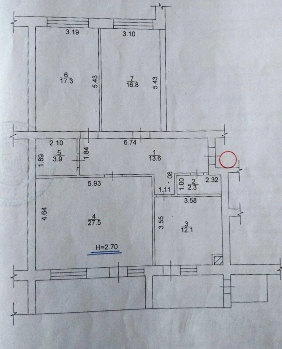 Продам 3- кімнатну квартиру 102 кв.м МЖК Інтернаціоналіст ЖК