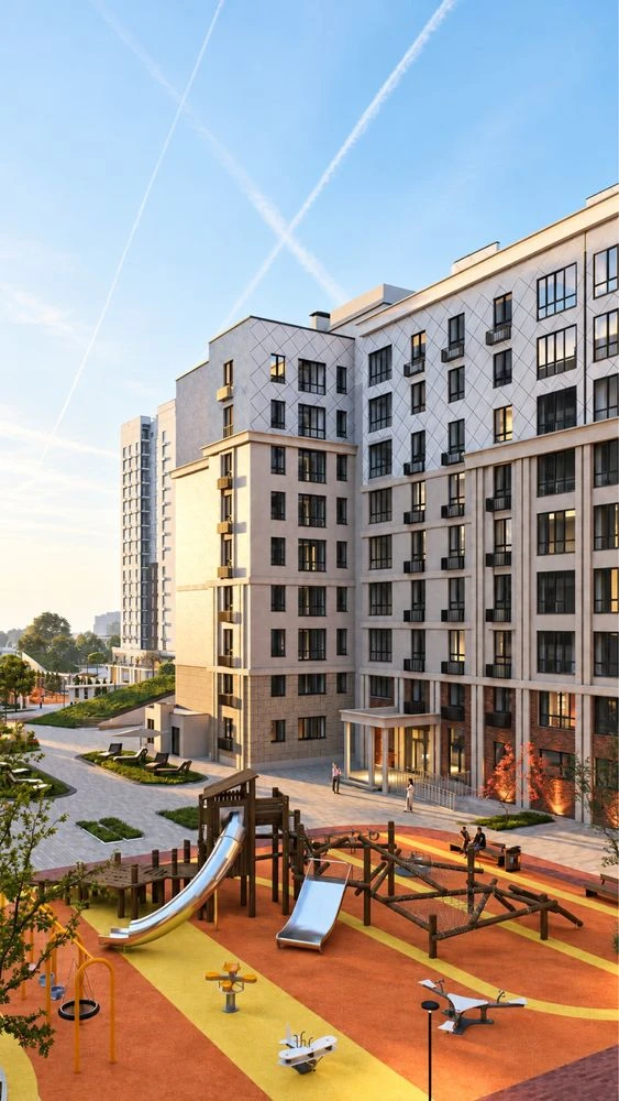1-к, 40.2м, НОВИЙ КОМПЛЕКС | Газовий будинок, внесок від 10%
