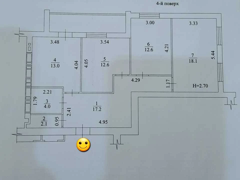 Apartment. Kharkiv, Heroiv Kharkova Ave. (Moskovskiy)