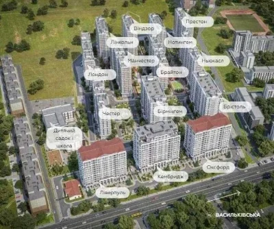 Sale of a one-bedroom apartment, New England Preston, 5 floors.
