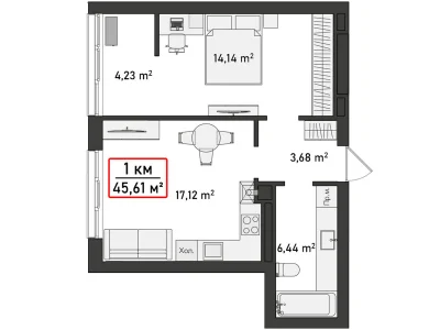 Apartment for Sale: Pasichna